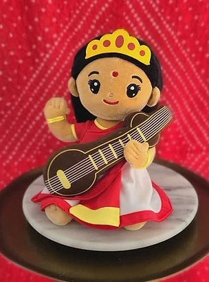 Hindu Toys Saraswati 6" - Nimbu Kids