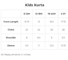 Blue & Pink Flamingo Organic Cotton Shirt Kurta - Nimbu Kids