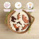 Wooden Wild Animals (Set of 12) - Nimbu Kids